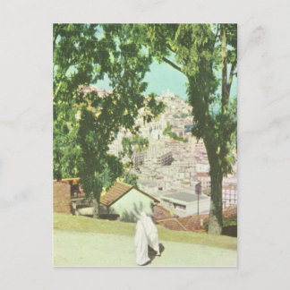 Replik Vintage Algerien, Panorama der Stadt Postkarte