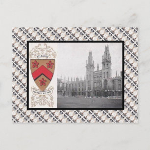 Replik Vintage, All Souls College Oxford Postkarte