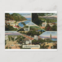 Replik Vintage Postkarte Algerien, Philippeville