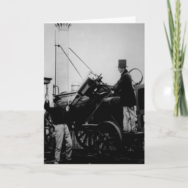 Replik von Stephensons Rocket, 1929 Karte (Vorderseite)