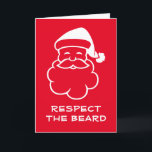 Replizieren Sie den Bart lustige Weihnachten Weihn Karte<br><div class="desc">Replizieren Sie die lustige Weihnachtsgrußkarte des Weihnachtsmanns. Niedliches Urlaubsdesign für Freunde und Familie. Personalisierte Karten für Kinder und Erwachsene. Fügen Sie Ihre eigene benutzerdefinierte Nachricht auf der Innenseite hinzu und schicken Sie diese echte Karte direkt von Zazzle an den Empfänger online. Benutzerdefinierter Hintergrund und Textfarbe Extra große übergroße Karte verfügbar....</div>