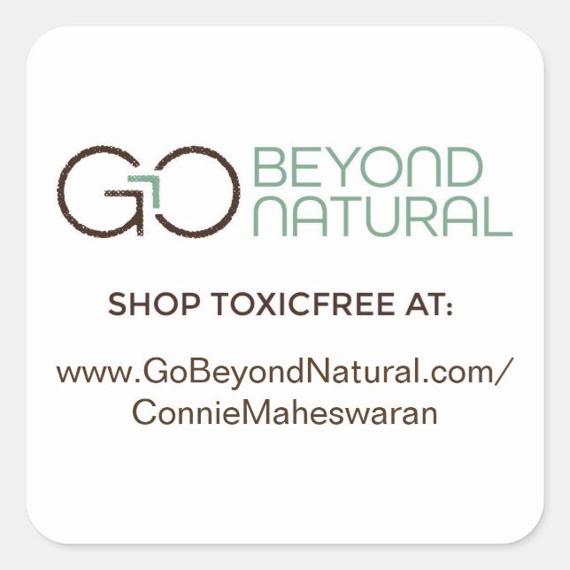 Replizierte Link-Aufkleber (weiß) Quadratischer Aufkleber (Vorderseite)