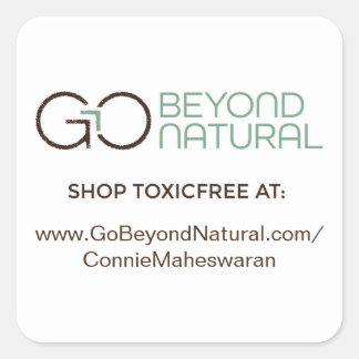 Replizierte Link-Aufkleber (weiß) Quadratischer Aufkleber