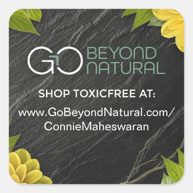 Replizierte Verknüpfungsaufkleber (dunkel) Quadratischer Aufkleber (Vorderseite)