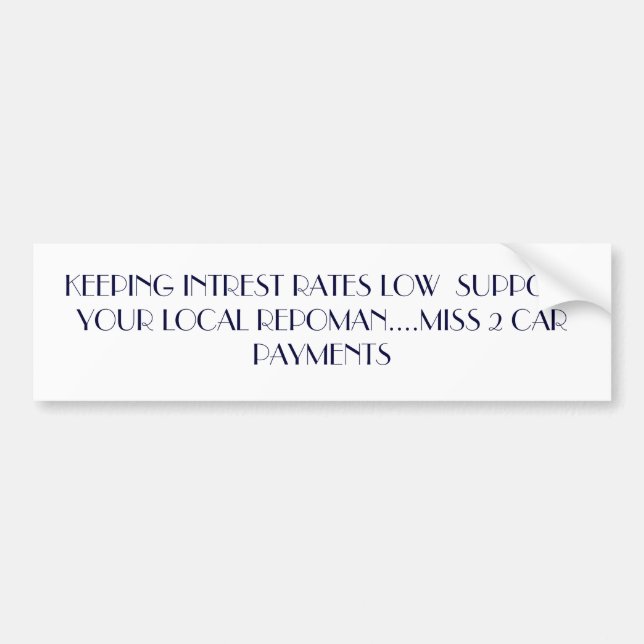 REPO-AUFKLEBER AUTOAUFKLEBER (Vorne)