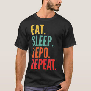 Repo Krypto essen Schlafresektion Wiederholung T-Shirt