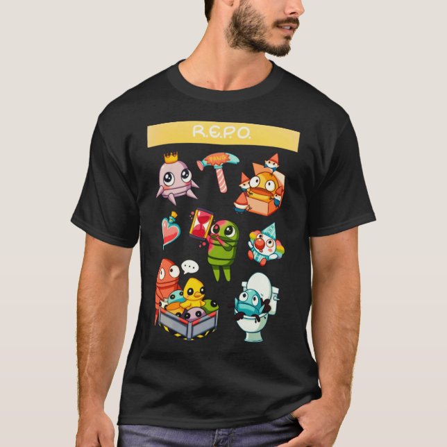 Repo lustig retro T-Shirt (Vorderseite)
