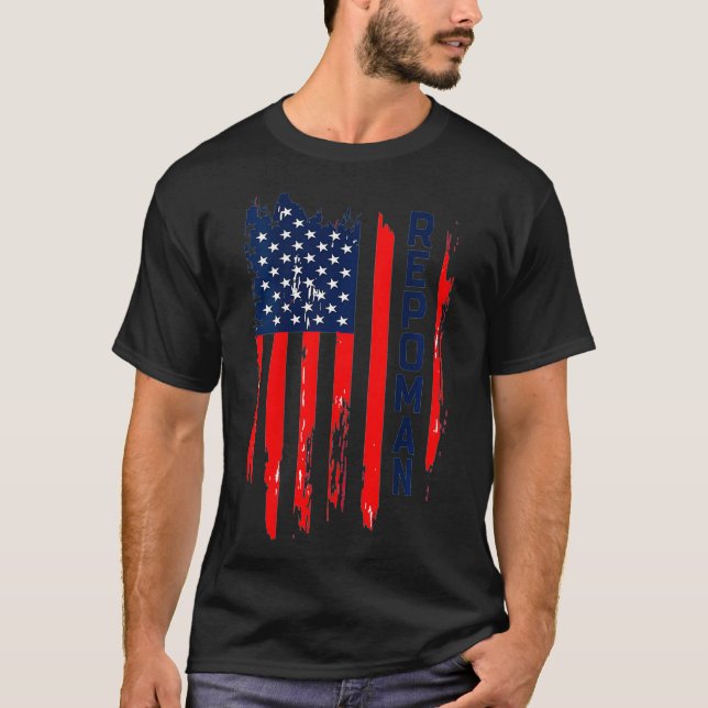 Repo Patriotic Repossession Agent  T-Shirt (Vorderseite)