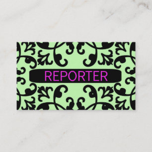 Reporter Damask Visitenkarte