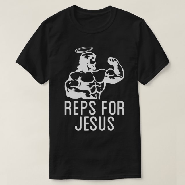 Repräsentanten für Jesus Musculular schwole Big Je T-Shirt (Design vorne)