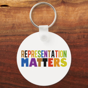 Repräsentation ist wichtig LGBTQIA Regenbogen Viel Schlüsselanhänger