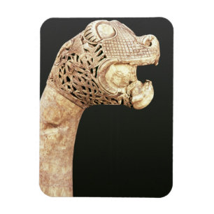 Repräsentationsfigur von Viking Longship, fand be Magnet