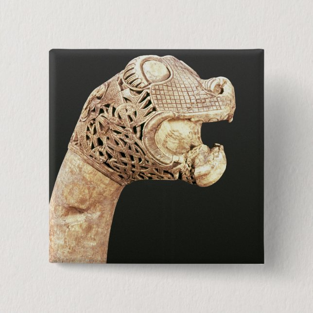 Repräsentationsfigur von Viking Longship, fand bei Button (Vorderseite)