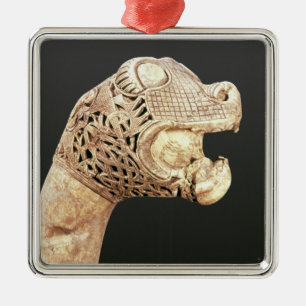 Repräsentationsfigur von Viking Longship, fand bei Silbernes Ornament