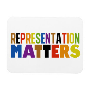 Representation ist wichtig Regenbogen-Diversity-Ka Magnet