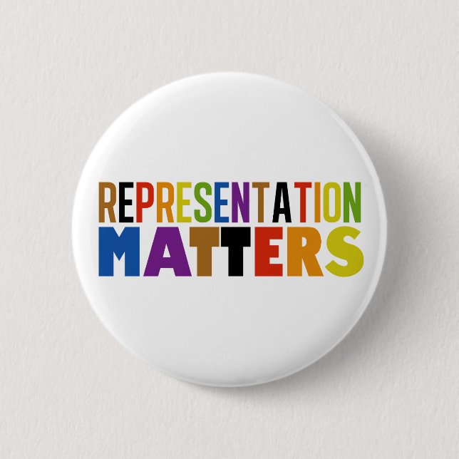 Representation Matters Rainbow Diversity Button (Vorderseite)