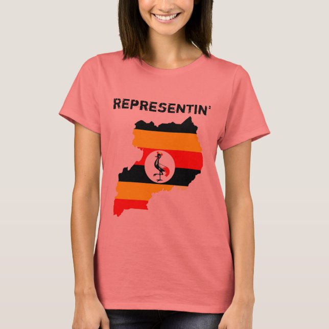 Representin' Uganda T-Shirt (Vorderseite)