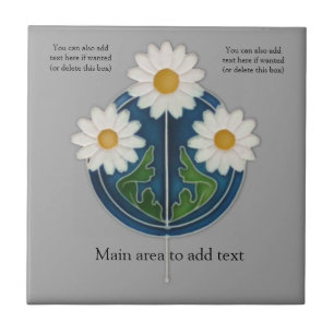 Repro Antique Stilvoll Jugendstil Fliese