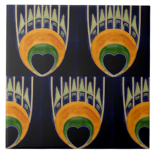 Repro German Art Nouveau Jugendstil Frieze Border Fliese