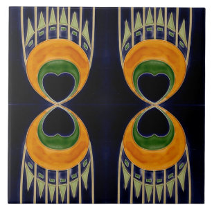 Repro German Art Nouveau Jugendstil Frieze Border Fliese