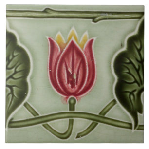 Repro German Art Nouveau Jugendstil Frieze Border Fliese