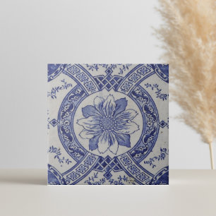 Repro Portugiesische Blaue Geometrische Azulejos F Fliese