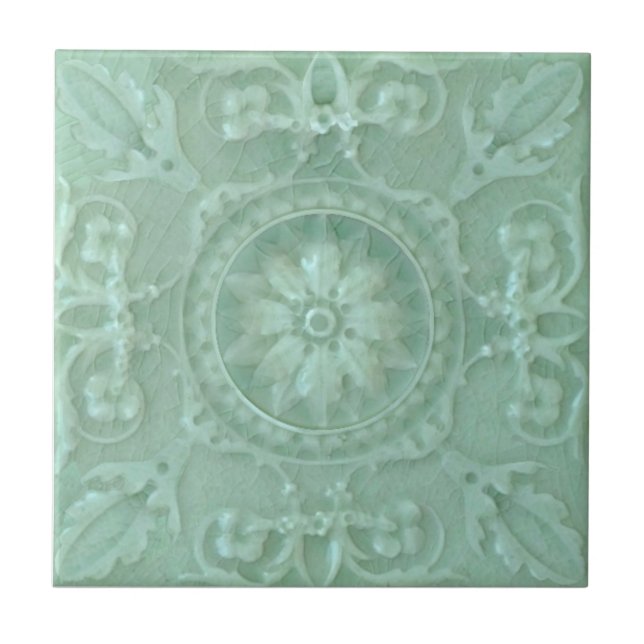 Repro Seafoam Symmetrische Imitate Fliese (Vorderseite)