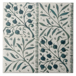 Repro seltene 1870er Jahre Wm Morris Co Handgestri Fliese