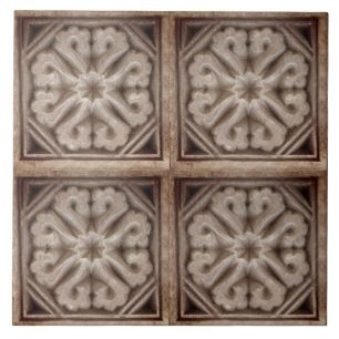 Repro Spanish Maure Pattern Imitate Relief Fliese