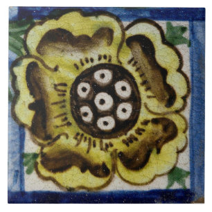 Repro Vintag Rose Trellis Floral De Morgan tiles Fliese