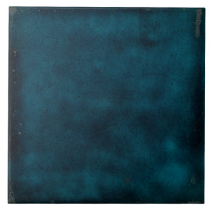 Repro Vintag Simple Aquamarin Blue De Morgan Fliese