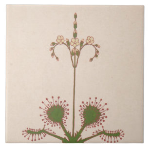 Repro Vintage Blumenprint Fliese