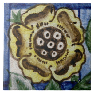 Repro Vintage Rose Trellis Floral De Morgan Fliese