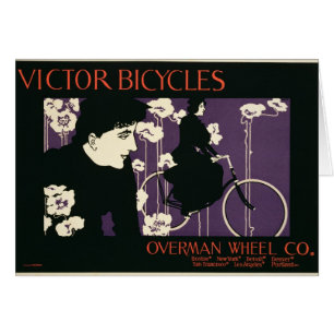 Reproduction of a poster advertising "Victor Bicyc