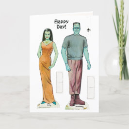 👾 Reproduction Paper Doll Spielzeug von Fun Retro Karte
