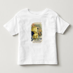 Reproduktion eines Plakats für die Werbung "Saxol Kleinkind T-shirt