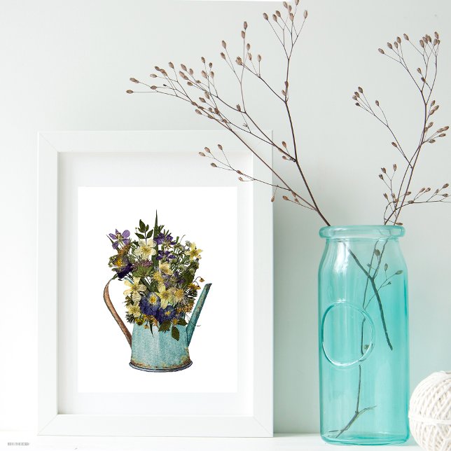 Reproduktion gepresste Blume in Wasserkochern Poster (Von Creator hochgeladen)