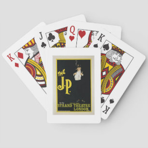 Reproduktion of a advertising 'The J.P.' t Spielkarten