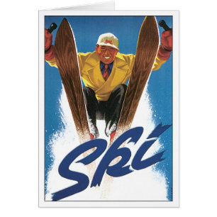 Reproduktion Skiplakat