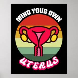 Reproduktive Rechte T-Shirt Pro-Wahl-T-Shirt Poster