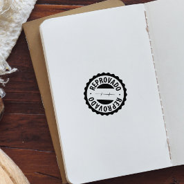 Reprovado, portugiesische Briefmarke aus Kautschuk Gummistempel