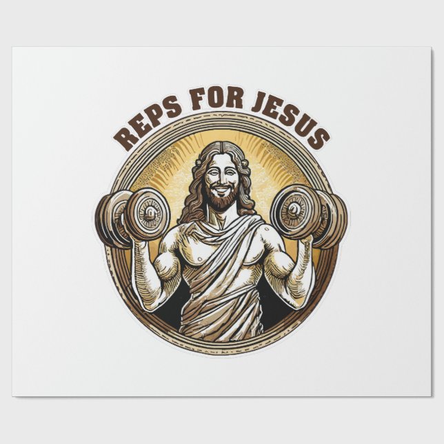 Reps für Jesus Geschenkpapier (Flach)