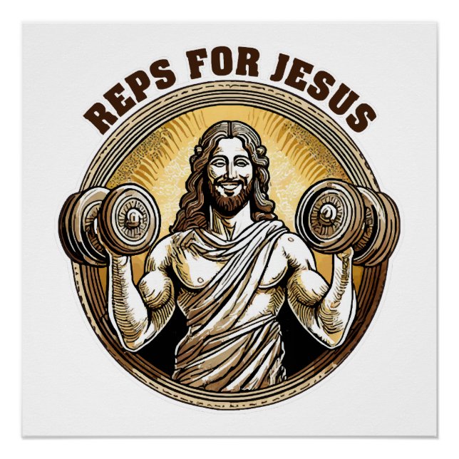 Reps für Jesus Poster (Vorderseite)