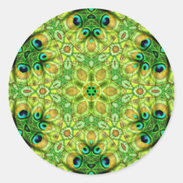 Repsycle Peacolia-2-Aufkleber Runder Aufkleber