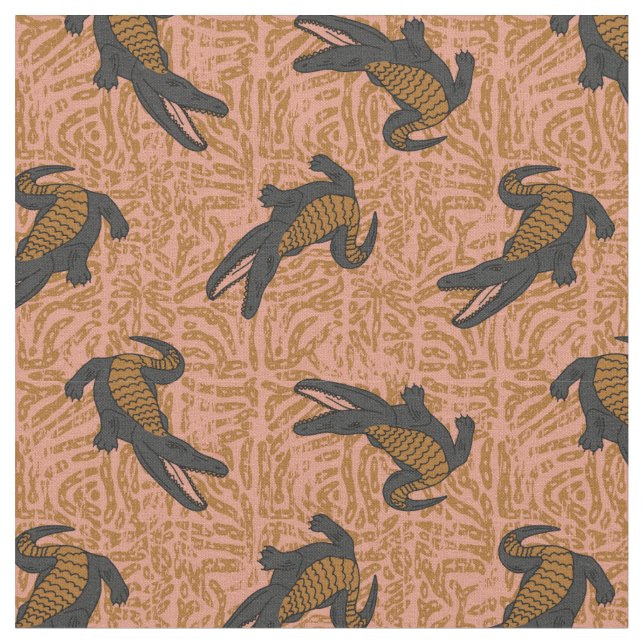 Reptil Alligator Rost  Stoff (Nahaufnahme)