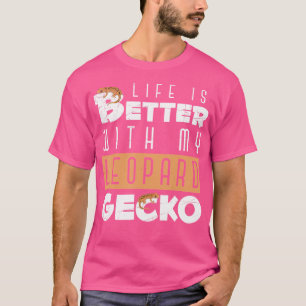 Reptil Keeper Lizard Tierbesitzer Niedlich Leopar T-Shirt