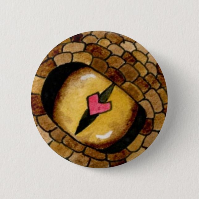 Reptil-Liebe-Button Button (Vorderseite)