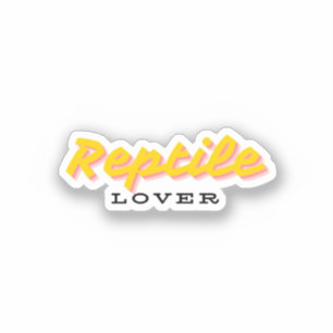 Reptil Lover Aufkleber