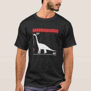 Reptil Tier Prähistorischer Dinosaurier Brachiosau T-Shirt