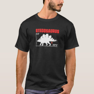 Reptile Animal prähistorischer Dinosaurier Stegosa T-Shirt